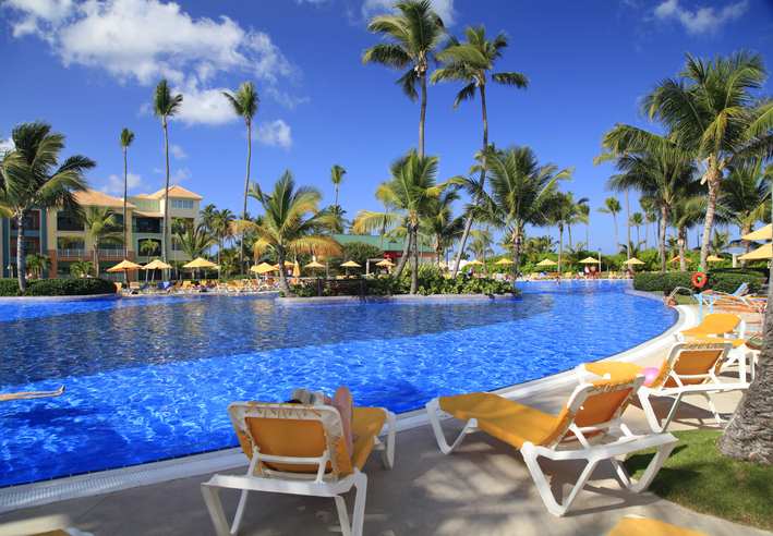 Tropical Resort Hotel Pool
